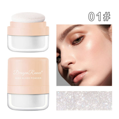 Full Body Brightening Face Crouching Silkworm Highlight Powder