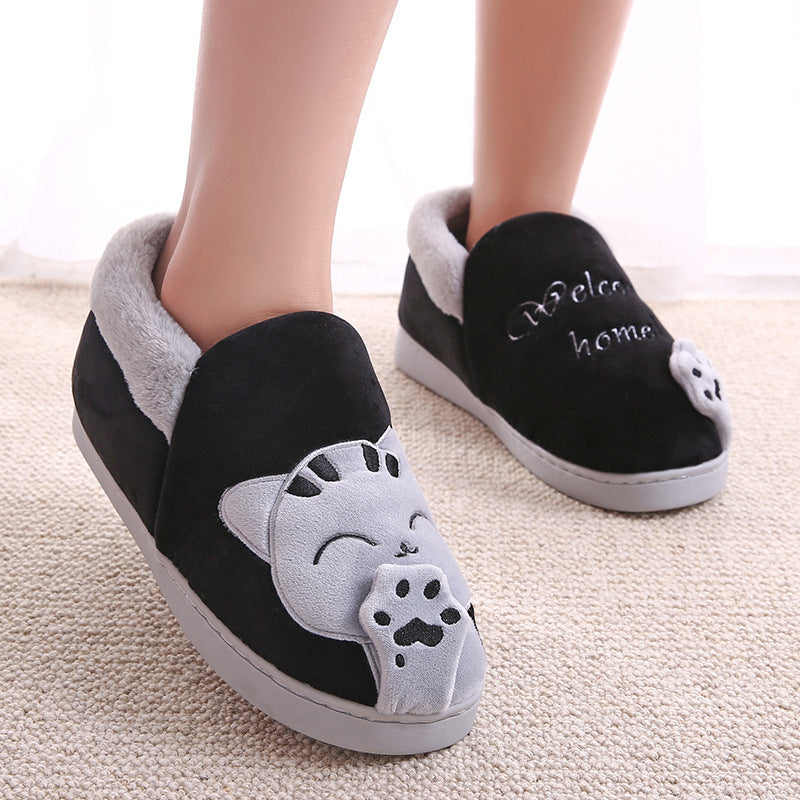 Cotton Slippers Women Platform Bag With Home