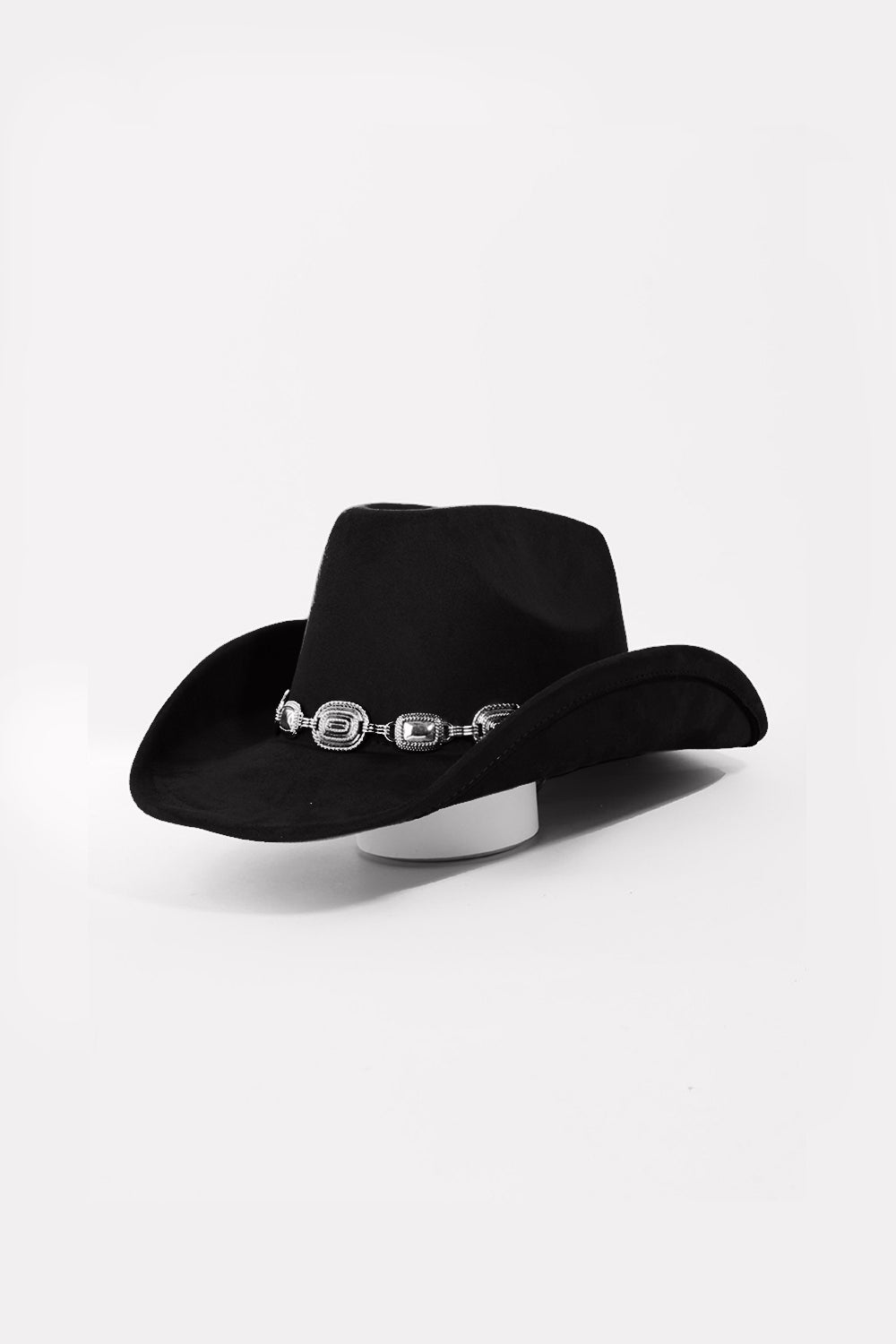 Fame Metal Trim Cowboy Hoed