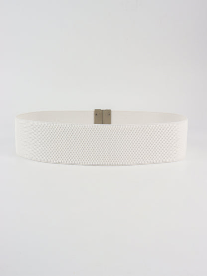 Alloy Buckle Elastic Belt