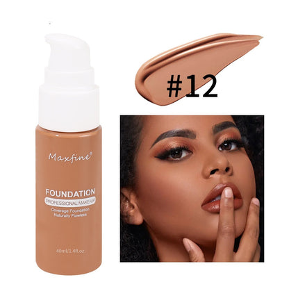 12 Colors Liquid Foundation Waterproof Concealer Long Lasting