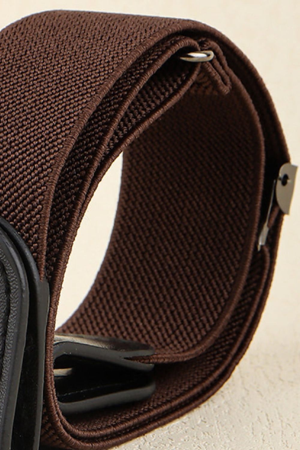 PU Elastic Snap Closure Belt