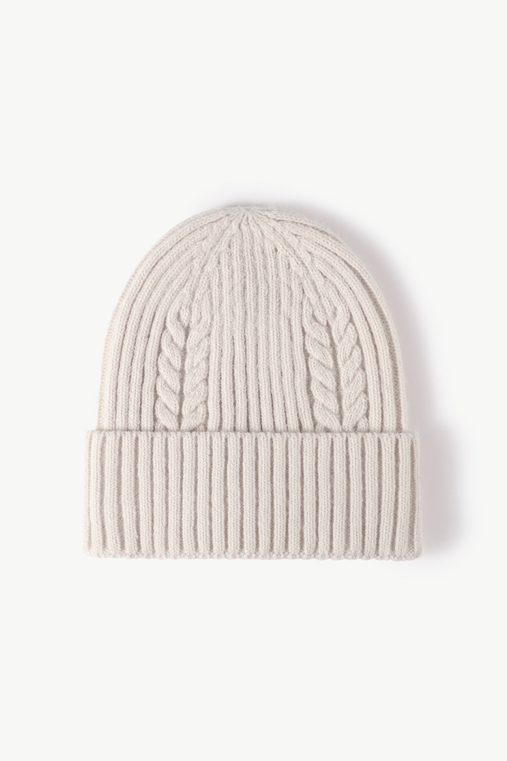 Cable-Knit Cuff Beanie