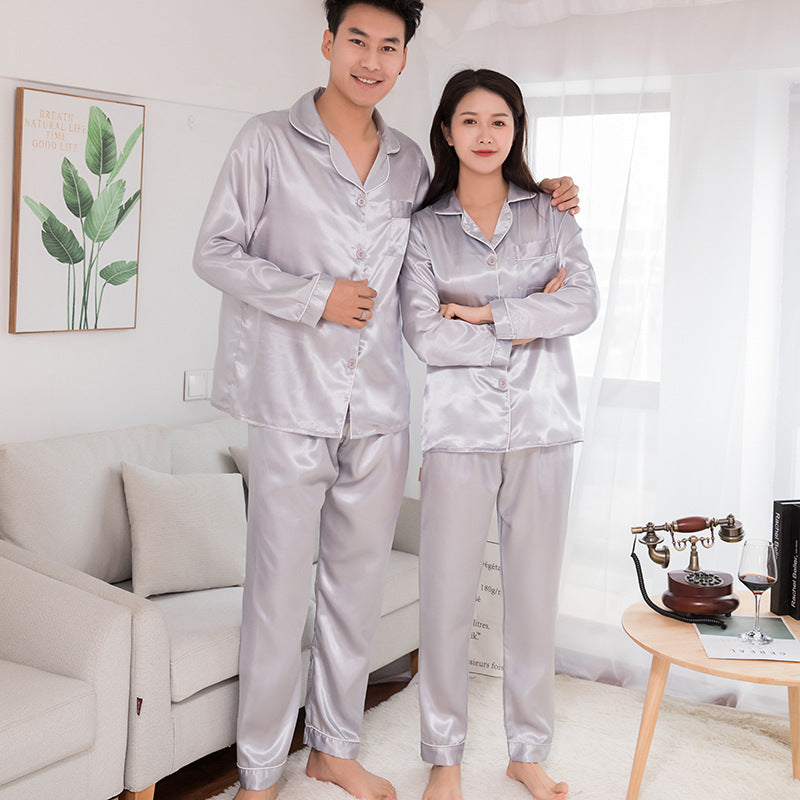 Men's And Women's Long-sleeved Trousers Couples Home Service