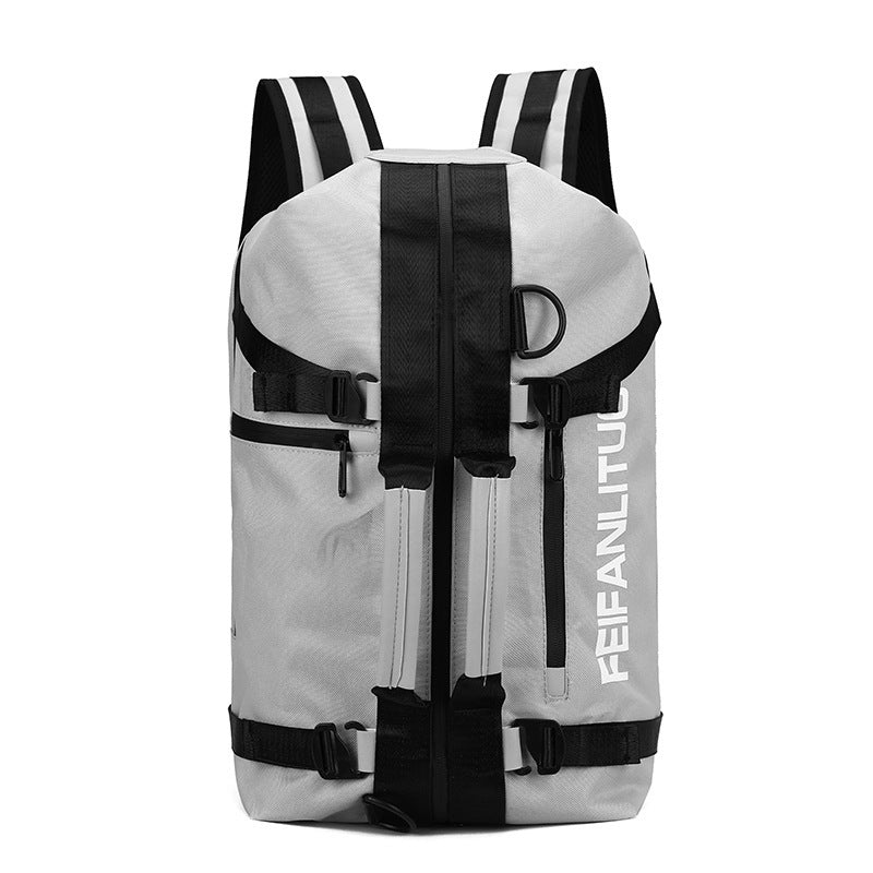 Unisex Sports Gym Bag Men Fitness Backpack Large Waterproof Multi-Functional Dry Wet Separation Bag Crossbody Travel Bag