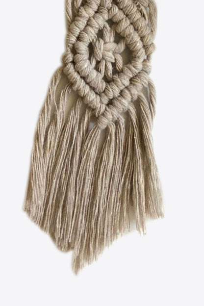 Verskeie 4-pak Macrame Fringe Sleutelhanger