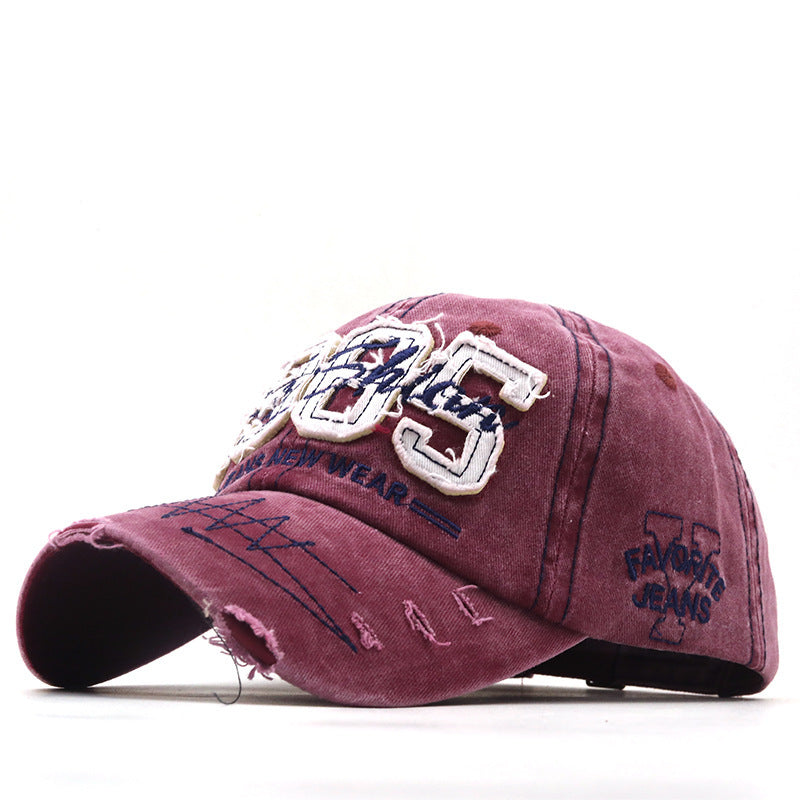 New Spring And Autumn Outdoor Cap Washed Baseball Cap