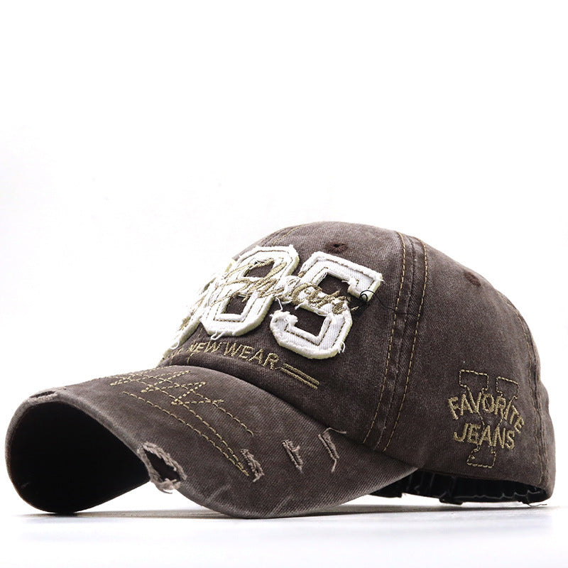 New Spring And Autumn Outdoor Cap Washed Baseball Cap