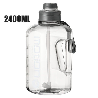 Super Large Capacity Sports Water Bottle Water Cup Male And Female Oversize Drop-resistant Fitness