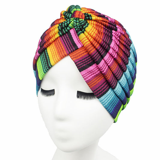 Colorful Indian Cap Arabic Baotou Forehead Cross Small Cap