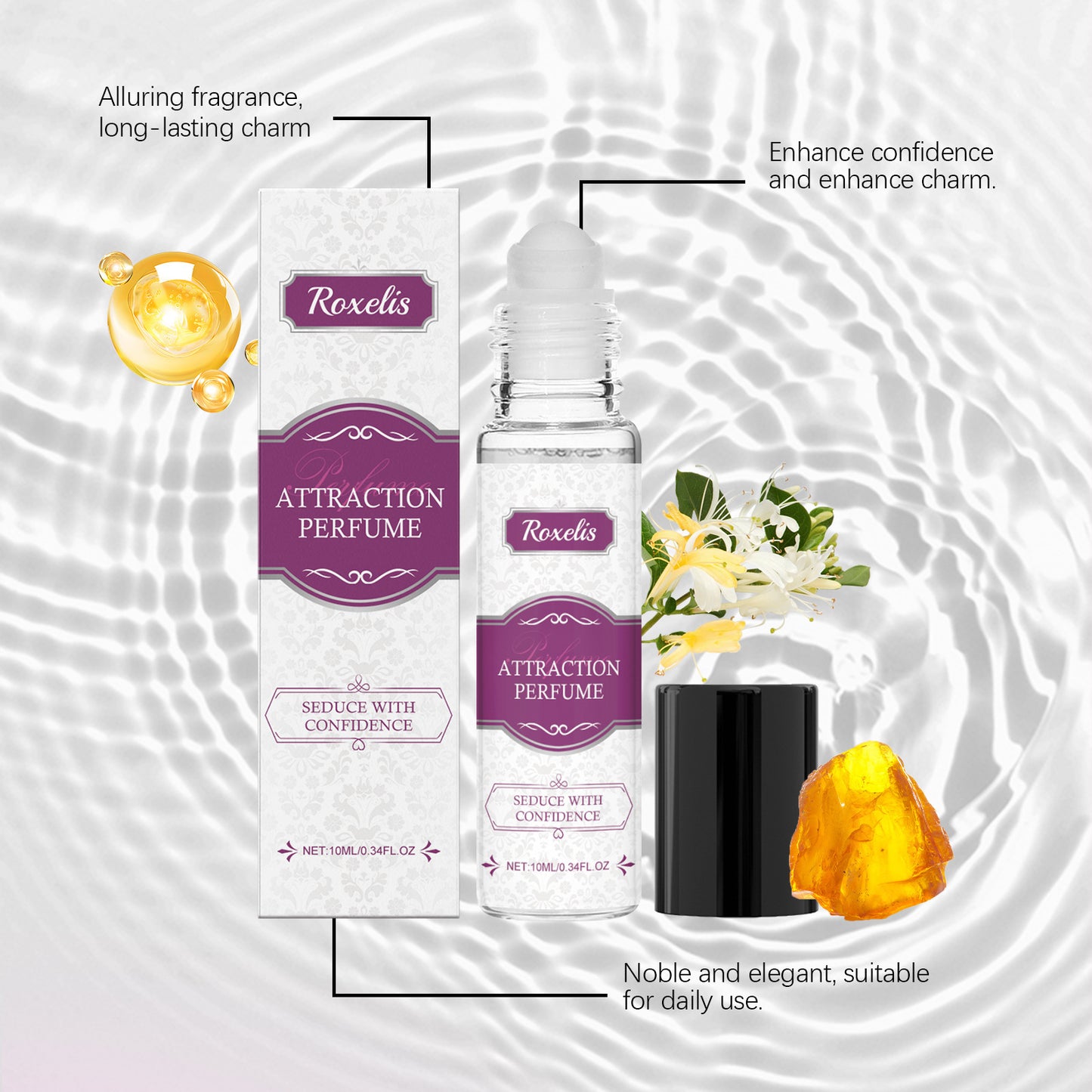 Natural Fragrance Atmosphere Lady Charm Portable Amber Perfume Ball