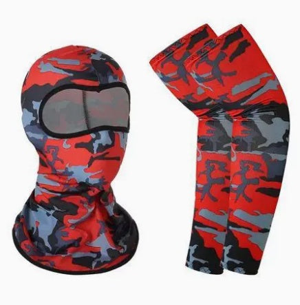 Ice Silk Head Cover Men's Sunscreen Mask Outdoor