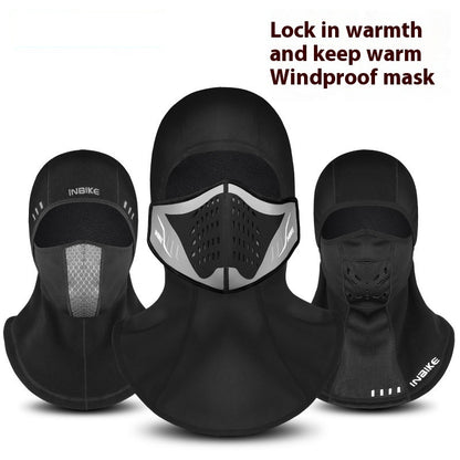 Winter Full Face Wind Thick Fleece Cycling Mask