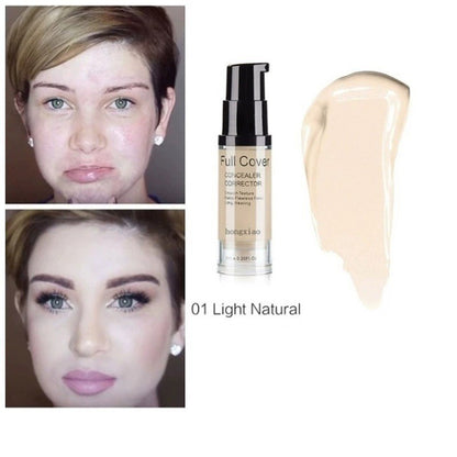 Lightweight Long-lasting Concealer Moisturizing Liquid Foundation 6ml