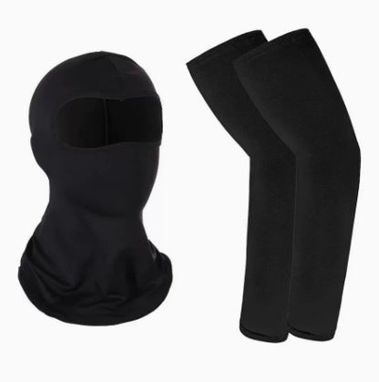 Ice Silk Head Cover Men's Sunscreen Mask Outdoor