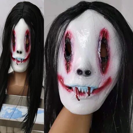 Horror Mask Scary Headgear Ghost Festival Funny Face Props