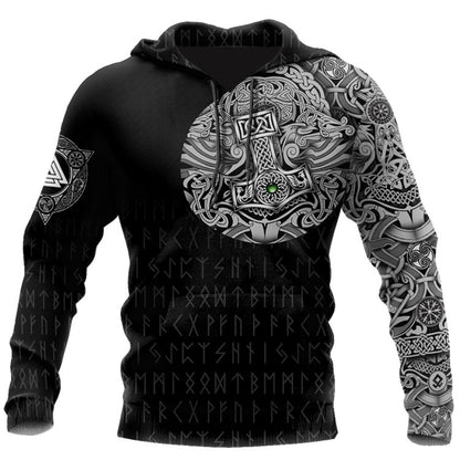 Hoodies For Men Cool Animal Print Street Trend