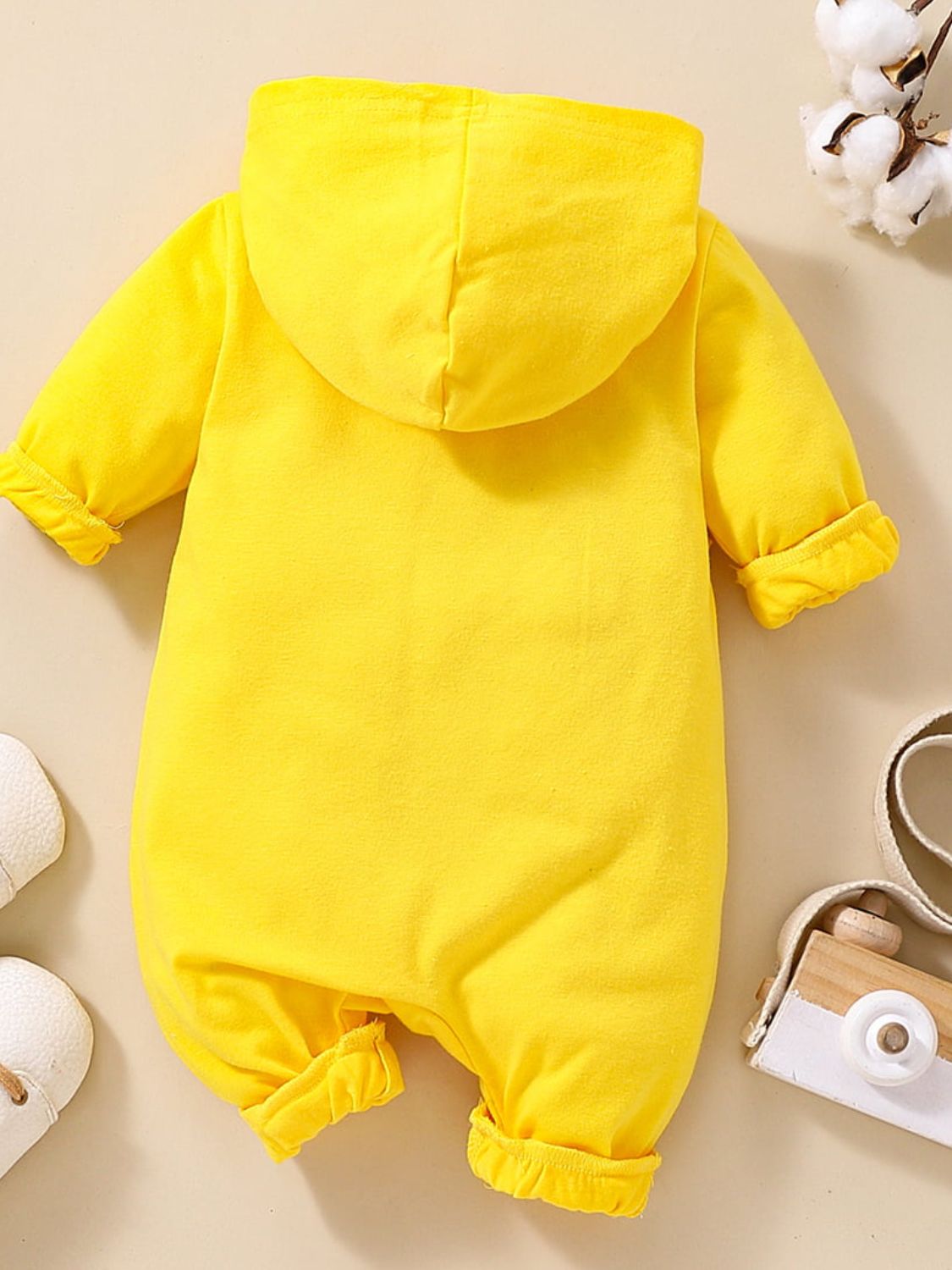 Baba LITTLE BOSS Grafiese Hooded Jumpsuit