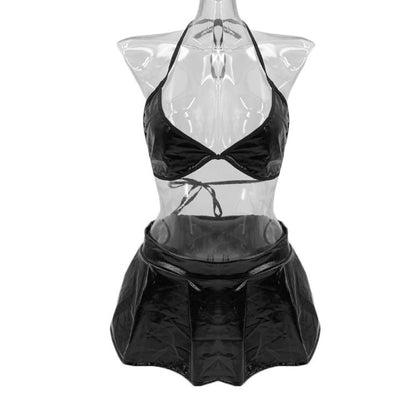 Ladies New Leather Sexy Underwear