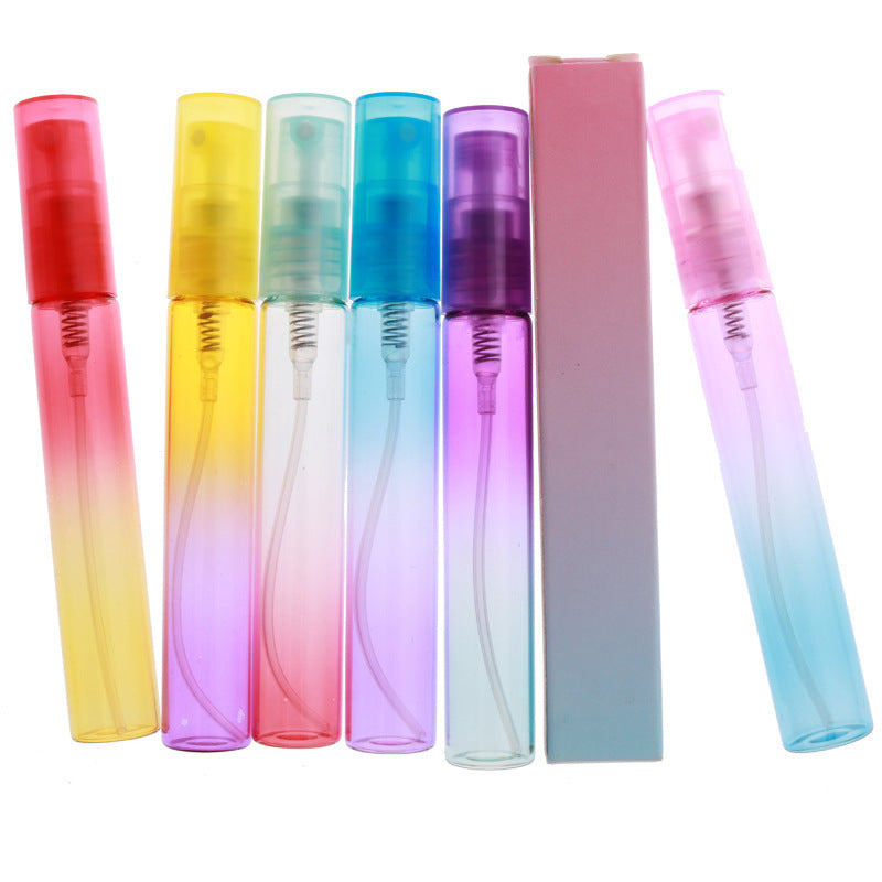 Glass Gradient Spray 8ml Portable Perfume Bottle