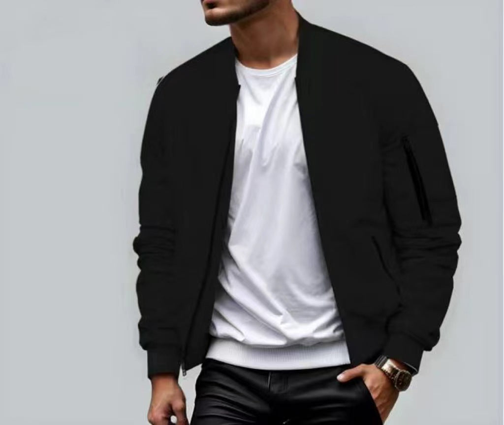 Men's Casual Baseball Jacket Spring And Autumn