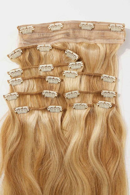 18" 200g #613 Straight Clip-in Hair Extensions Human Hair