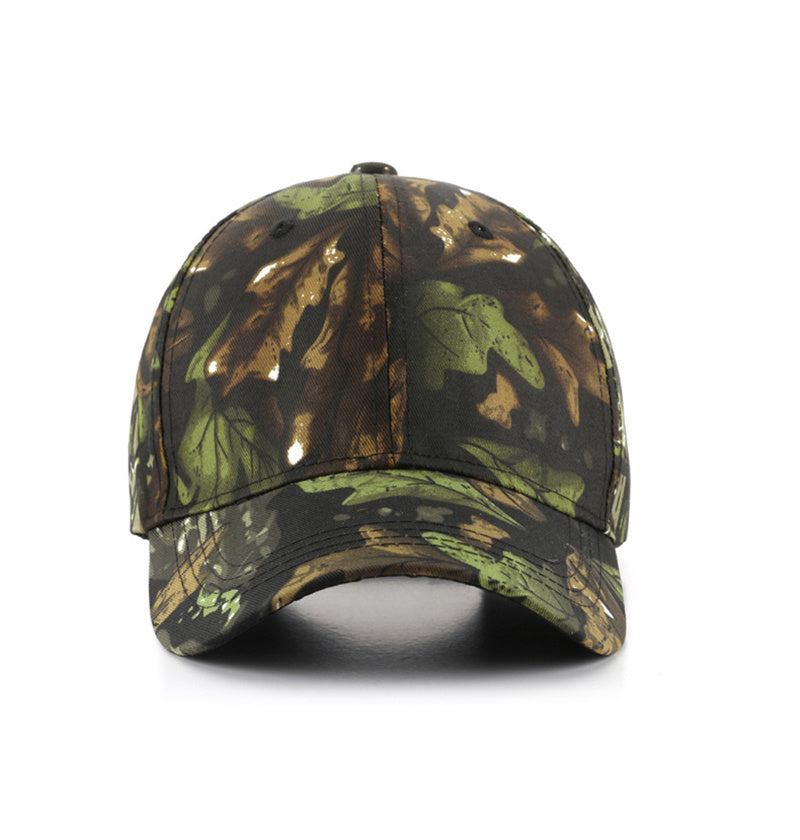 Baseball Cap Leaf Bionic Camouflage Cap Outdoor Field Training