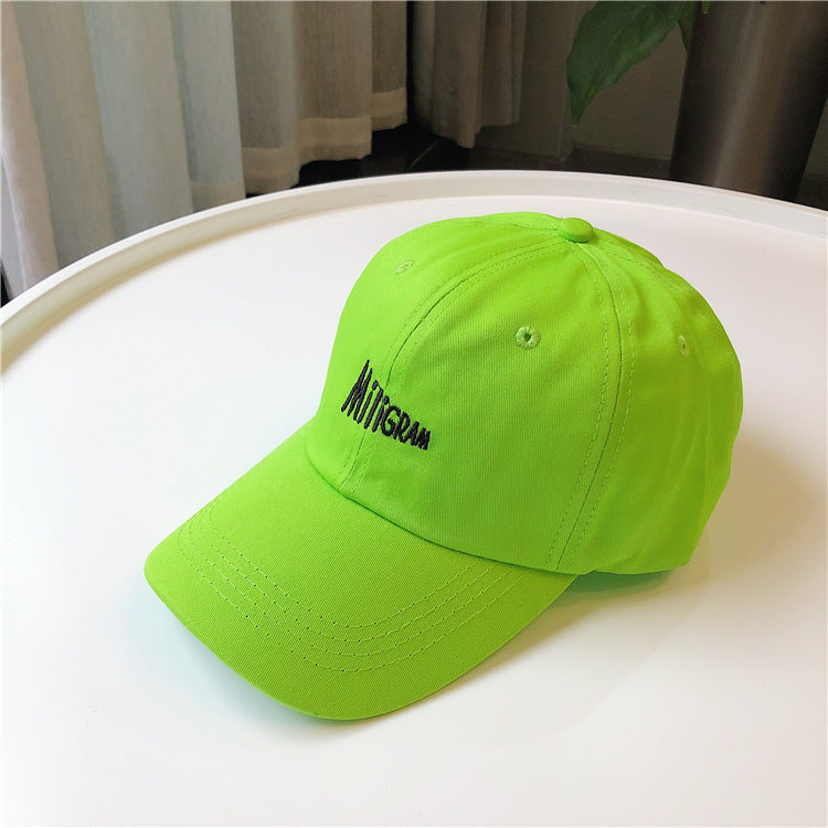 Casual Letter Embroidery Cap