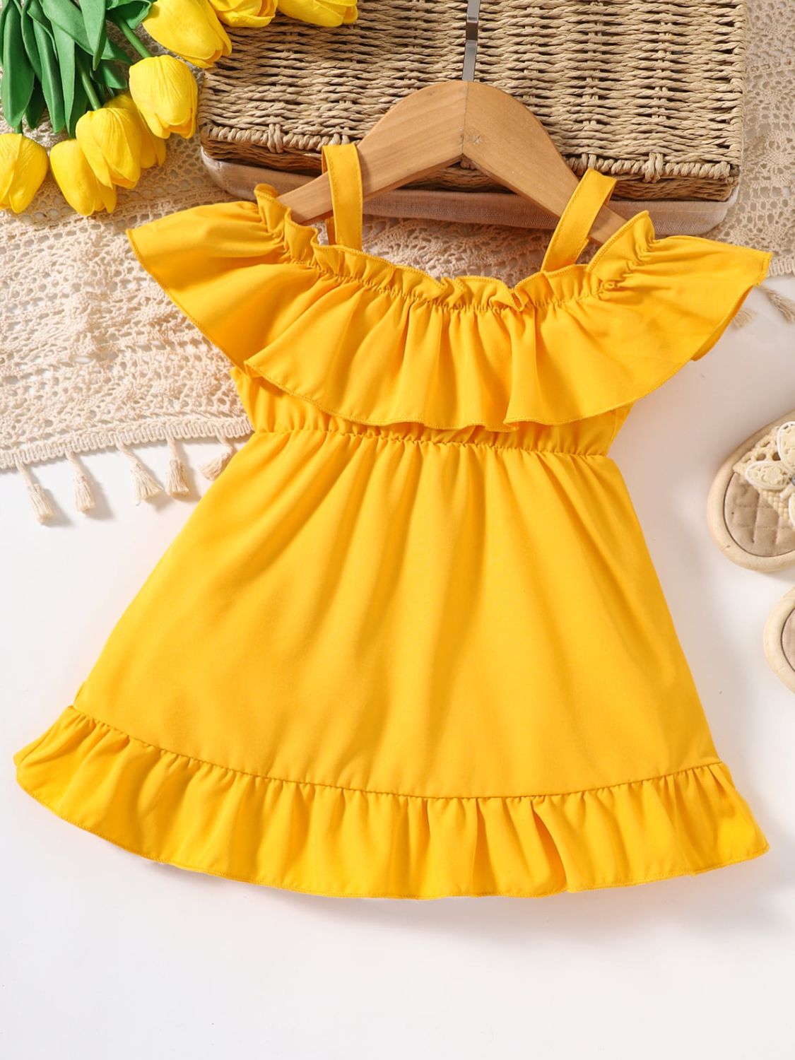 Baba Meisie Frill Trim Ruffle Soom Rok