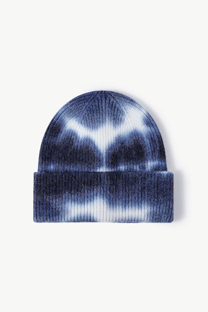 Tie-Dye Cuffed Knit Beanie