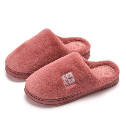 Home Soft Bottom Warm Men And Women Cotton Slippers