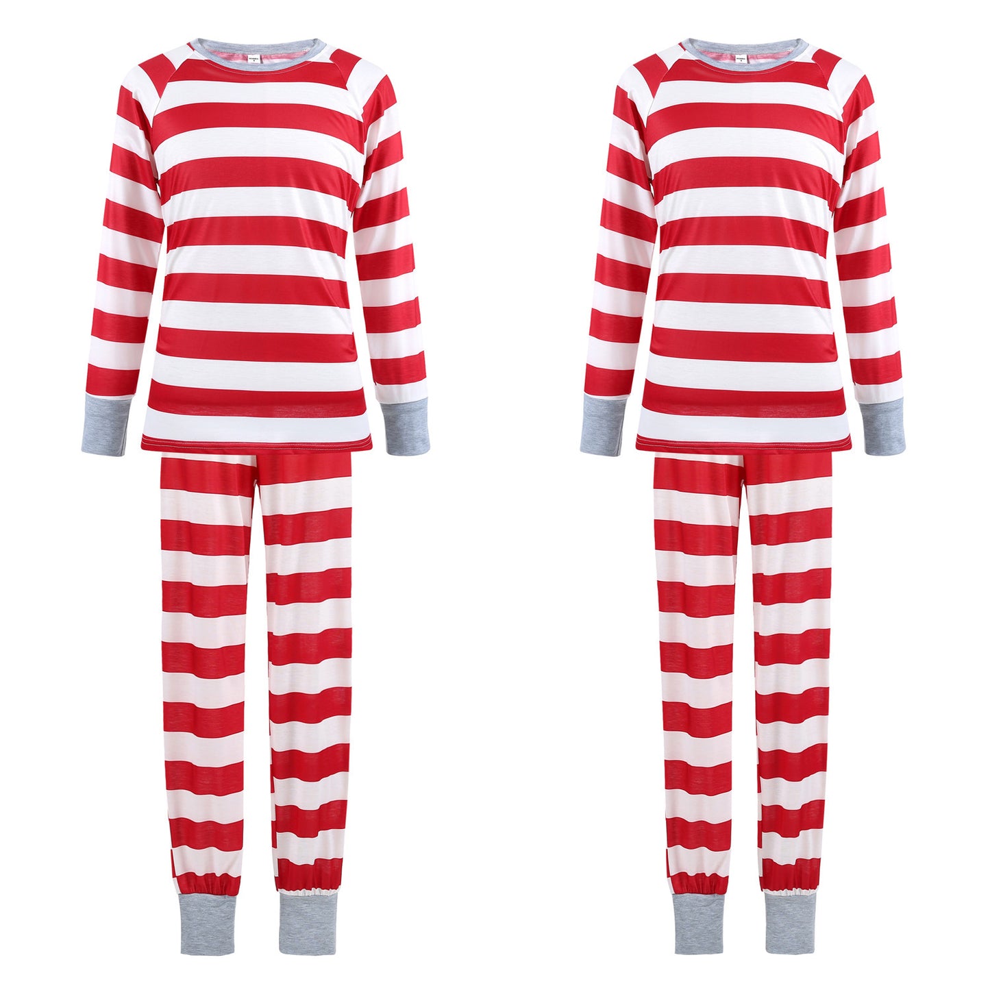 Red Striped Homewear Suit Parent-child Pajamas