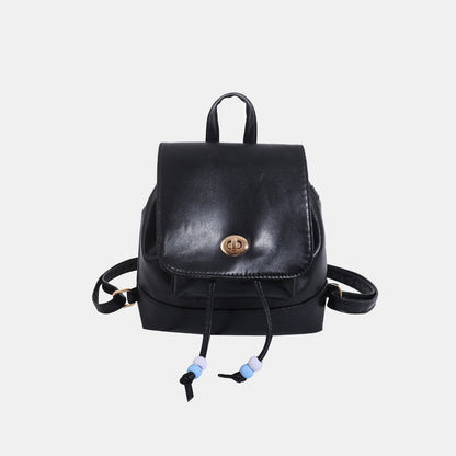 PU Leather Backpack Bag