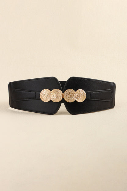 Alloy Buckle Elastic Belt