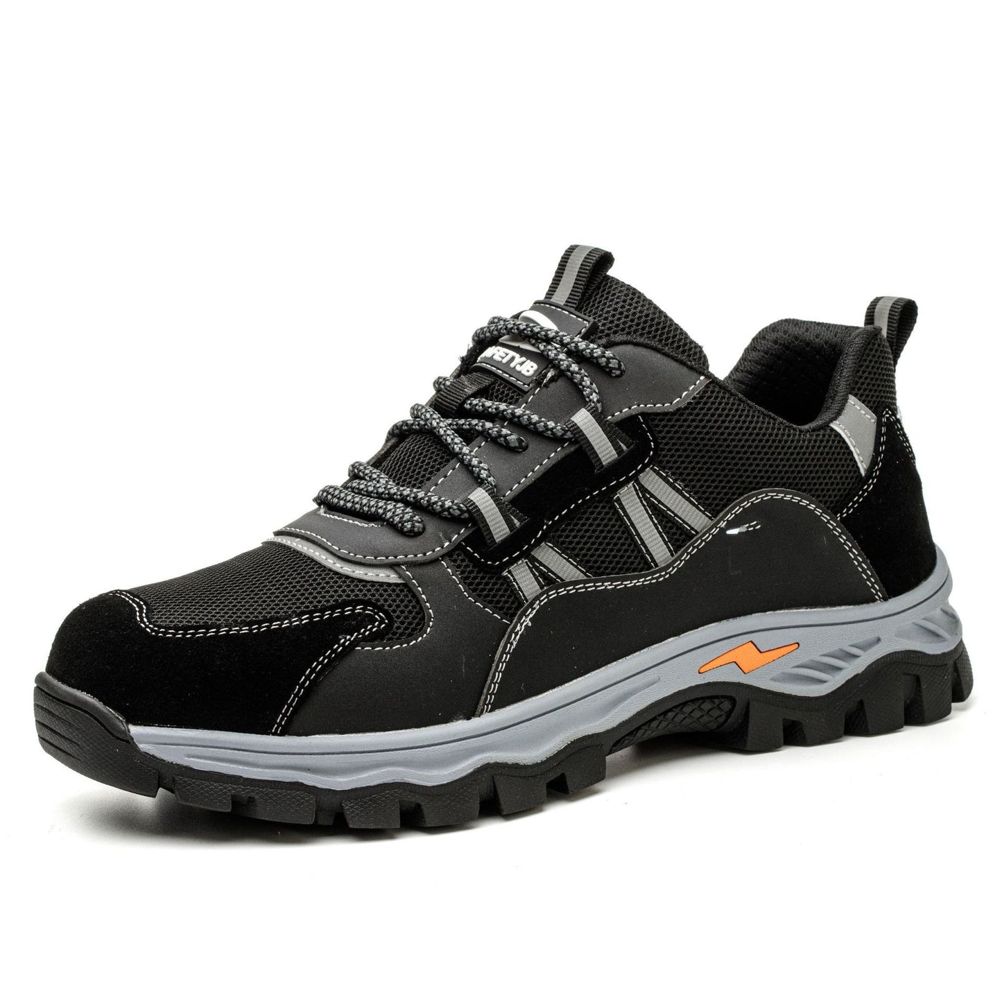 Anti Slip Steel Toe Work Shoes On Construction Sites