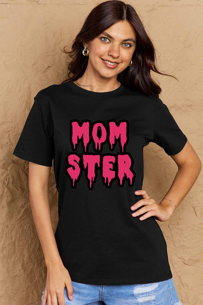 Simply Love Full Size MOM STER Graphic Cotton T-Shirt