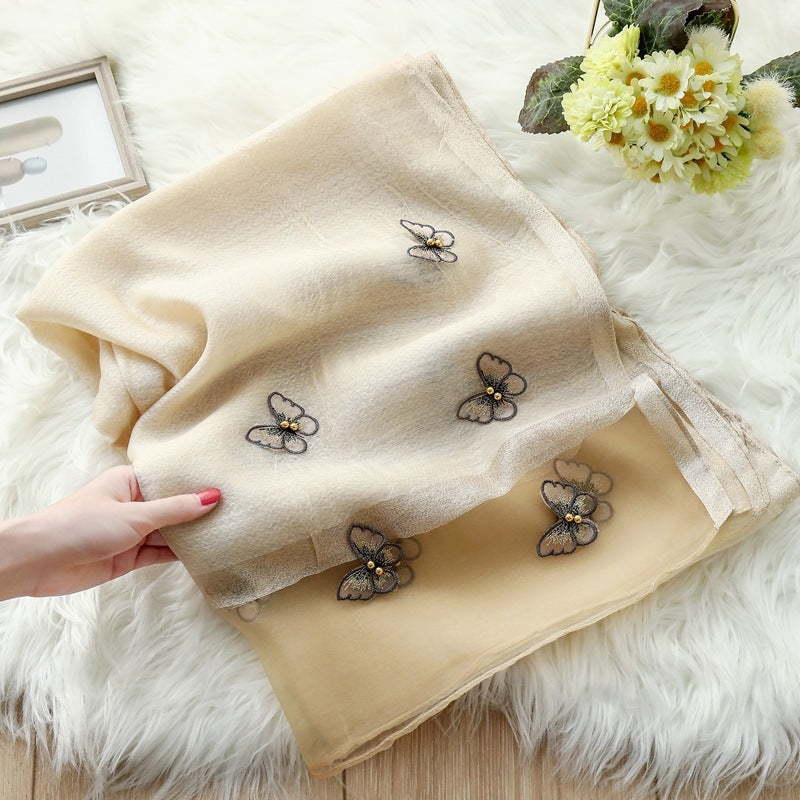 Butterfly Scarf Women Thin Style Stylish Personality