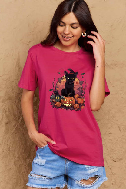 Simply Love Full Size Halloween Theme Graphic T-Shirt