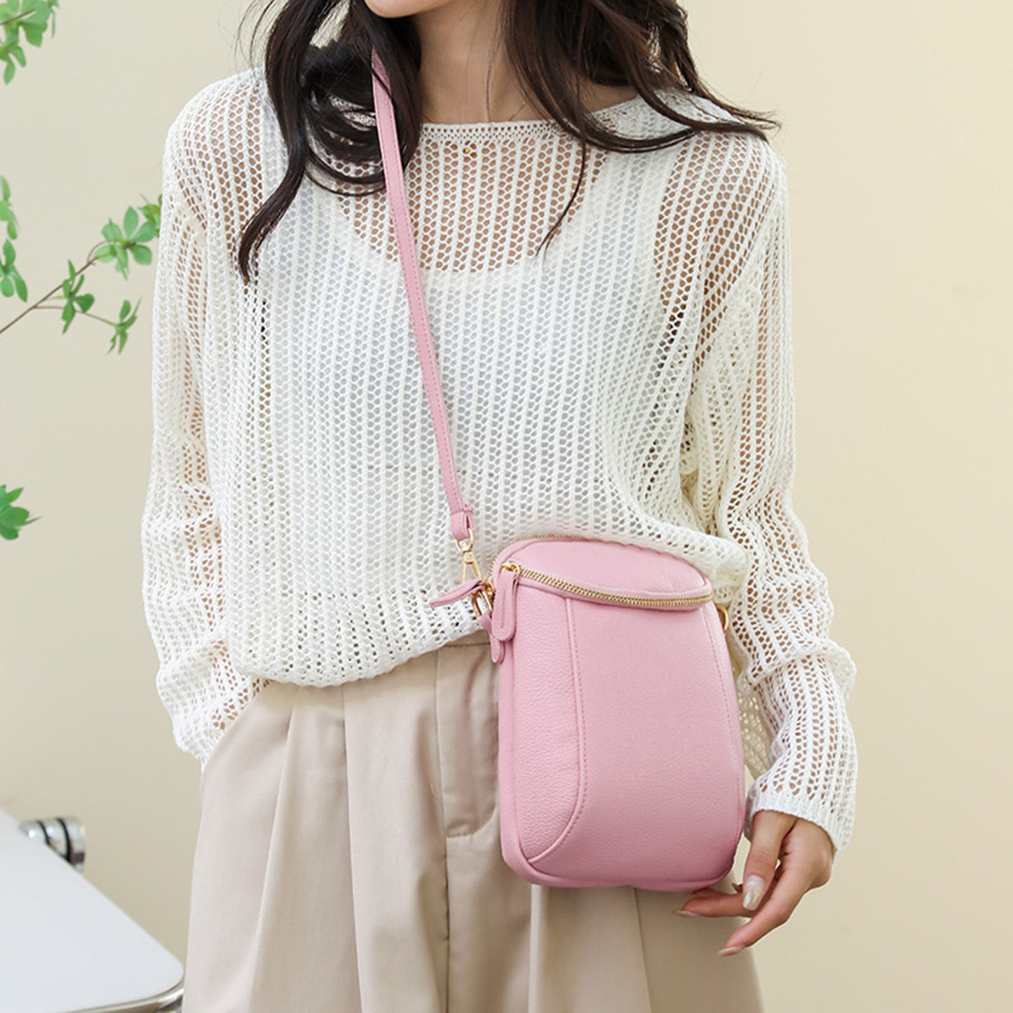 Small PU Leather Crossbody Bag