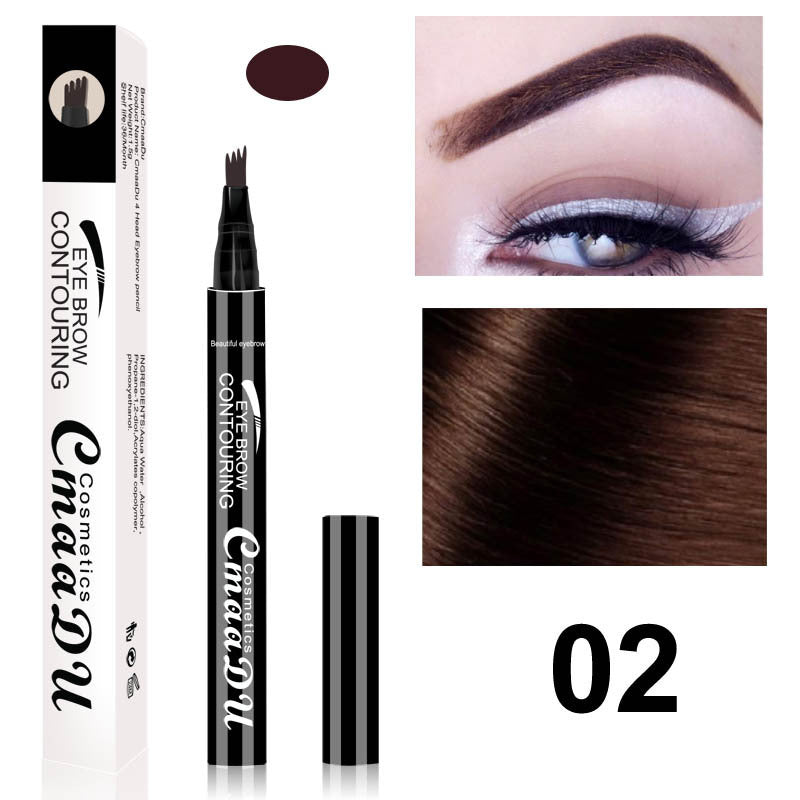 CmaaDu 4-head Eyebrow  4-point Eyebrow Pencil