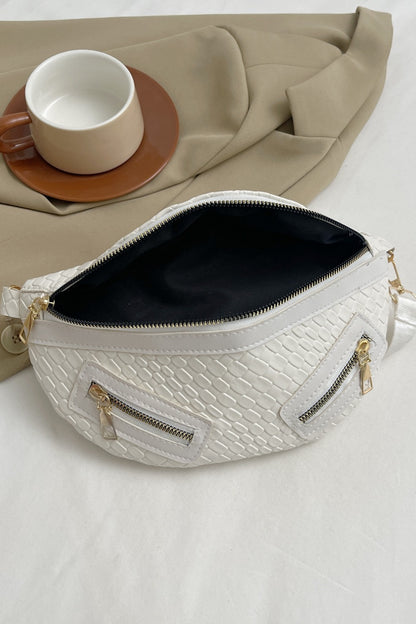 PU Leather Crossbody Bag with Coin Purse