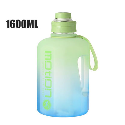 Super Large Capacity Sports Water Bottle Water Cup Male And Female Oversize Drop-resistant Fitness