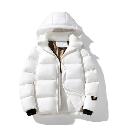 Winter Cotton-padded Coat American Style Trend Thick Loose Fashion Brand Plus Size Hooded Cotton Jacket