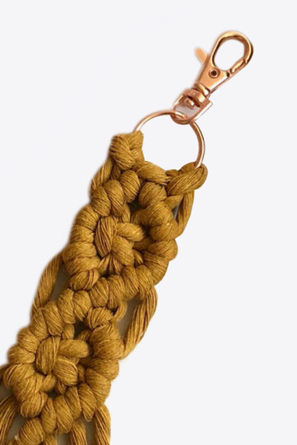 Verskeie 4-pak Macrame Fringe Sleutelhanger