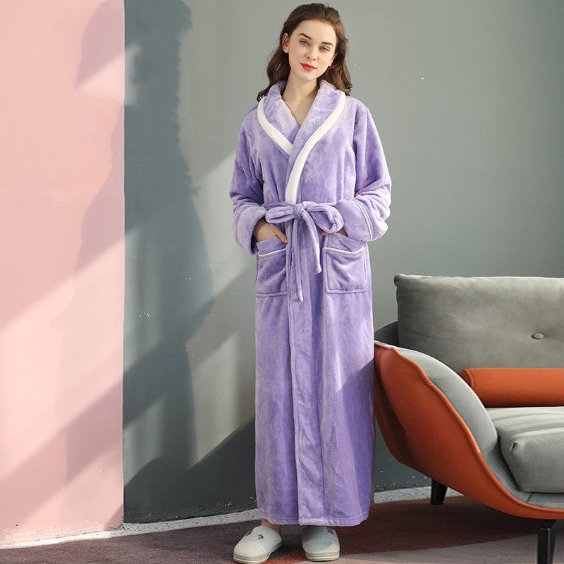 Couple One Piece Plus Oversized Bathrobe