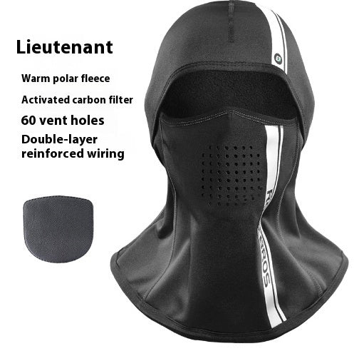 Winter Full Face Wind Thick Fleece Cycling Mask