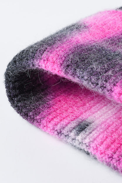 Tie-Dye Cuffed Knit Beanie