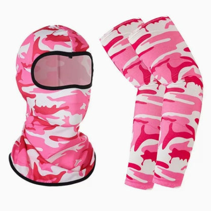 Ice Silk Head Cover Men's Sunscreen Mask Outdoor