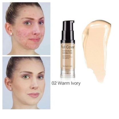 Lightweight Long-lasting Concealer Moisturizing Liquid Foundation 6ml