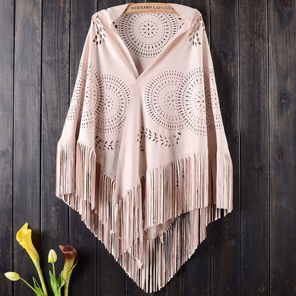 Scarf Foulard For High Wrap Scarves Women Shawl Cloak Knit